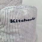 Kitchenaid Fitted Tilt-head Ticking Striped Stand Mixer Cover With Storage