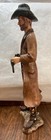  rare Find  Vintage Cowboy Statue Figure Loading Revolver 