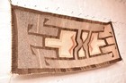 Antique Navajo Rug Native American Indian Vtg Klagetoh Weaving 39x16 Textile