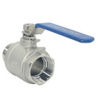 Male To Female Ball Valve 1-1 2  1 5    Npt Thread Full Port Stainless Steel 304