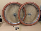 Prewar 26  Bicycle Wheel Set   Tires   New Departure 2 Speed Schwinn Shelby