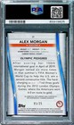 2020 Topps U s  Olympics Alex Morgan Auto Us Flag Soccer  21 Psa 7 Nm