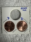 2025 P   D Lincoln Shield Cent Uncirculated Free Ship 2 Coins Ready To Ship