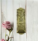 Holy Land Market House Blessing Mezuzah Indoor Or Outdoor  - Bronze Tone