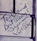 1950 Atom Man Vs Superman Original Movie Lobby Signed By Kirk Alyn   Noel Neill