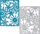 2 Pcs Dies For Christmas Card Making  Afunta Snowflake Metal Die Cuts Christmas