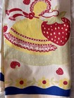 Lot Of 4 Cotton Feed Sack   Linen Vtg Tea Towels  Floral  Stripe  London Bridge