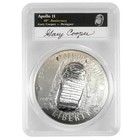 2019 P Apollo 11 50th Anniversary 5oz Proof Silver Dollar Pcgs Pr70 Cooper Sig