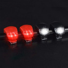 8 Pcs Silicone Bicycle Bike Safety Led Head Front   Rear Tail Light Set - In Usa
