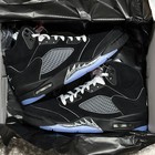 Men s Size Nike Air Jordan 5 Retro Og 2025 Black Metallic Reimagined Hf3975-001