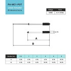 12v Micro Linear Actuator With Potentiometer Feedback  Ip65 Water-resistant