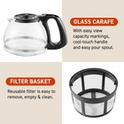 Ehc4128 Automatic 4-cup Brew   Drip Coffee Maker With Pause N Serve  Glass Ca   