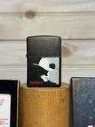Vintage 1996 Dated Marlboro Cowboy Portrait Outdoors Zippo Lighter With Box