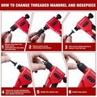 Arrow Rivet Nut Tool 8  Rivet Nut Gun Kit 3pc Mandrels 75pcs Rivnuts 3pcs Drills