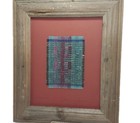 Frame Joanne Tallarovic Handwoven Textile Wall Art Saguaro Cactus Southwest 8x10