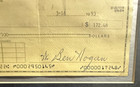 Ben Hogan Autographed Check   Framed 16x20 Photo Psa Hof Bas