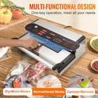 Vacuum Sealer Machine Automatic Food Packaging With Bag Roll Storage Cutter