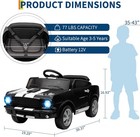 Licensed Shelby Electric Car For Kids Battery Powered Ride On Toy For Toddlers