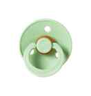 Green Bibs Pacifier Size 2  Comfortable Natural Latex Round Soothie For Baby