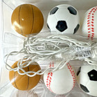New Old Stock 3 Sets Of Sports Ball String Lights 10 Lights 8 5    Long