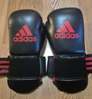 Adidas Kpower 300 Expert Leather Pro Boxing Gloves 16oz Black red