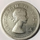 1955 South Africa 2 1 2 Shillings Silver Km-51