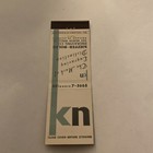 Vintage Matchbook Cover Matchcover Kieffer Nolde Engraving Co   Chicago Il