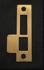 Antique Copper Door Jamb Mortise Lock Strike Plate W mounting Screws