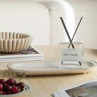 White Decorative Trays For Farmhouse Home Decor For Coffee Table Decor 