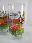 Complete Set Of  5  Mcdonald s Peanuts Camp Snoopy Collection Glasses Vintage 