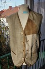 Traunsee Traditional Gilet Vest Leather Genuine Men s Size Approx  54