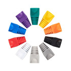 50pcs Rj45 Strain Relief Boots Cat5e Cat6 Ethernet Plug Cover Set - New