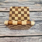 Checkered Coaster Set Of 4  Handmade Check Pattern Coffee Table  Bar Coasters 