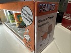 Peanuts Hallowen Glass   Coaster Combo Set 4 Pc 16 Oz Each 