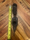 Vintage  antique   Wood Carved Detailed 10  African Figure