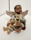 Vintage Sarah   s Attic    may Enos    Boy Christmas Angel Figurine Limited  736 2500