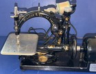 Antique 1899-1900 Rare Willcox   Gibbs Electric Sewing Machine W case Read As Is