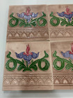 Japan Tile Rare Antique Vintage Collectible Backsplash 6x6 Inch Furniture