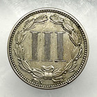 1881 3 Cent Nickel Au - Three Cent Piece