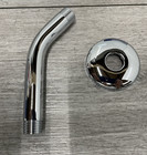 Grohe 27414000 Shower Arm   Flange  1 2  Thread - Starlight Chrome