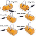 100kg-2000kg Magnetic Lifter Heavy Duty Steel Magnet Lifting Hoist Crane