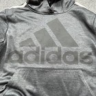 Adidas Hoodie Youth Size Small   Black Pullover Sweatshirt Boys Girls Big Logo