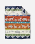Pendleton Shared Paths Grey Mix Baby Crib Blanket 32 x44   Made In Usa  