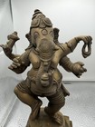 Vintage Bronze 9 1 2  Tall Ganesha Statue