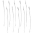 100 Pcs Parrot Feeding Tubes - Clear Plastic Baby Bird Milk Hose  Water Feeder T