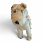 Vintage Steiff Standing Terrier Dog Small   Red Collar