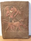 Rare Antique Ancient Egyptian Stela King Amenhotep Hunting Deer 2 Dogs 1526 Bc