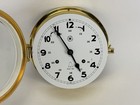 Vtg Bey Berk International Ships Bell Brass Porthole Nautical Wall Clock Tested