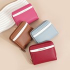 Small Wallet Womens Bifold Leather Mini Purse Credit Card Holder Zip Coin Pocket