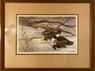 Jim Simpson Set Of 4 Lithographic Framed Bird Prints  Signed  Numbered  Sealed